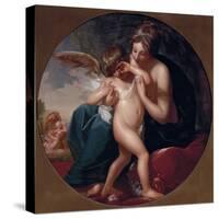 Cupid, stung by a bee, is cherished by his Mother, 1774-Benjamin West-Stretched Canvas