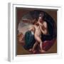 Cupid, stung by a bee, is cherished by his Mother, 1774-Benjamin West-Framed Giclee Print