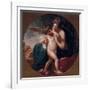 Cupid, stung by a bee, is cherished by his Mother, 1774-Benjamin West-Framed Giclee Print
