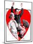 "Cupid Takes Aim,"February 10, 1923-F. Lowenheim-Mounted Giclee Print