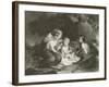 Cupid Taught by the Graces-null-Framed Giclee Print