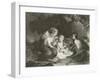 Cupid Taught by the Graces-null-Framed Giclee Print