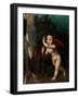 Cupid with a Myrtle, before 1593-Aurelio Luini-Framed Giclee Print