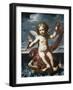 Cupid with a Torch-Elisabetta Sirani-Framed Giclee Print