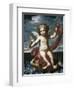 Cupid with a Torch-Elisabetta Sirani-Framed Giclee Print