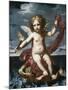 Cupid with a Torch-Elisabetta Sirani-Mounted Giclee Print