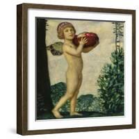 Cupid with Basket of Fruit, C. 1920-Franz von Stuck-Framed Giclee Print