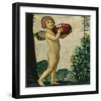 Cupid with Basket of Fruit, C. 1920-Franz von Stuck-Framed Premium Giclee Print