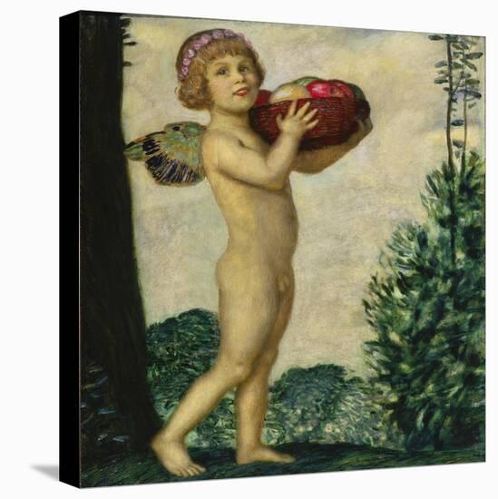 Cupid with Basket of Fruit, C. 1920-Franz von Stuck-Stretched Canvas