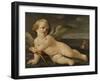 Cupid with his Bow by Guido Reni-Guido Reni-Framed Giclee Print