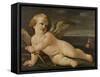 Cupid with his Bow by Guido Reni-Guido Reni-Framed Stretched Canvas