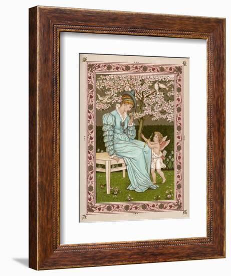 Cupid-null-Framed Art Print