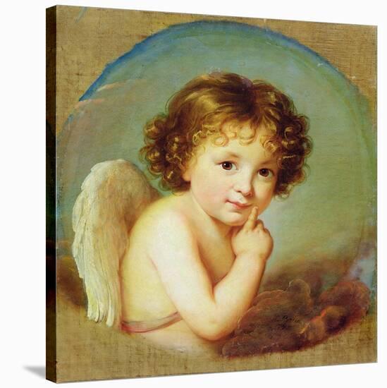 Cupid-Elisabeth Louise Vigee-LeBrun-Stretched Canvas