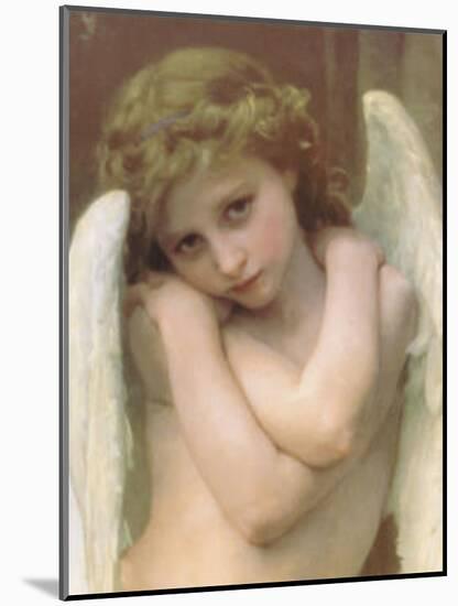 Cupidon-William Adolphe Bouguereau-Mounted Art Print