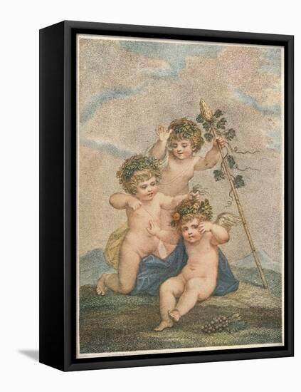 'Cupids', 1903-Francesco Bartolozzi-Framed Stretched Canvas