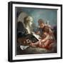 Cupids, Allegory of Painting, 1760S-François Boucher-Framed Giclee Print