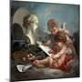 Cupids, Allegory of Painting, 1760S-François Boucher-Mounted Giclee Print