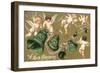 Cupids and Bell-null-Framed Art Print