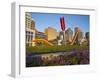 Cupids Arrow Sculpture Along the Embarcadero in Downtown San Francisco, California, USA-Chuck Haney-Framed Photographic Print