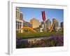 Cupids Arrow Sculpture Along the Embarcadero in Downtown San Francisco, California, USA-Chuck Haney-Framed Photographic Print