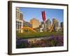 Cupids Arrow Sculpture Along the Embarcadero in Downtown San Francisco, California, USA-Chuck Haney-Framed Photographic Print