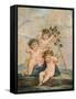 'Cupids', c18th century-Francesco Bartolozzi-Framed Stretched Canvas