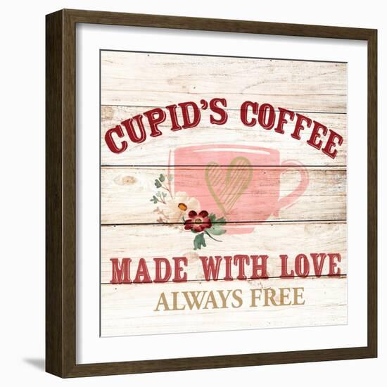 Cupids Coffee-Allen Kimberly-Framed Art Print