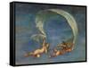 Cupids Leading Adonis to Venus, 1625-Francesco Albani-Framed Stretched Canvas