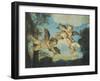 Cupids Playing, Drawing, 18th Century-Noel Nicolas Coypel-Framed Giclee Print