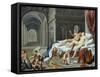 Cupids with Venus and Mars-Carlo Saraceni-Framed Stretched Canvas