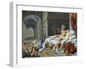 Cupids with Venus and Mars-Carlo Saraceni-Framed Giclee Print