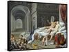 Cupids with Venus and Mars-Carlo Saraceni-Framed Stretched Canvas