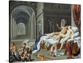 Cupids with Venus and Mars-Carlo Saraceni-Stretched Canvas