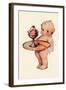 Cupie Doll Ice Cream-null-Framed Art Print