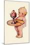 Cupie Doll Ice Cream-null-Mounted Art Print