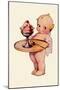 Cupie Doll Ice Cream-null-Mounted Art Print