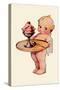 Cupie Doll Ice Cream-null-Stretched Canvas