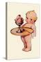 Cupie Doll Ice Cream-null-Stretched Canvas