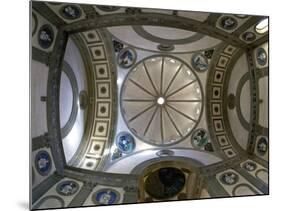 Cupola, Pazzi Chapel, Designed by Brunelleschi, Santa Croce Church, Florence, UNESCO World Heritage-Peter Barritt-Mounted Photographic Print