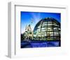 Cupola Quadriga Gate Berlin-null-Framed Art Print