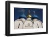 Cupolas of Assumption Cathedral at Trinity Lavra of St. Sergius, Sergiyev Posad, Moskow, Russia-null-Framed Art Print