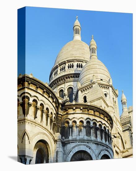 Cupolas of Sacre Coeur Basilica at Montmartre, Paris, Ile de France, France-null-Stretched Canvas