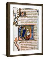 Cupping, 14th Century-null-Framed Giclee Print