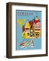 Curacao of the Caribbean-null-Framed Art Print