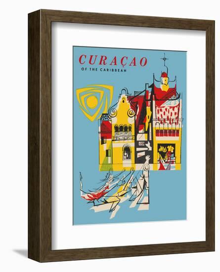 Curacao of the Caribbean-null-Framed Art Print