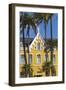 Curacao, Willemstad, Pietermaai, Dutch colonial building on Julianaplein-Jane Sweeney-Framed Photographic Print