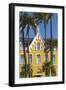 Curacao, Willemstad, Pietermaai, Dutch colonial building on Julianaplein-Jane Sweeney-Framed Photographic Print