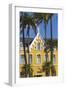 Curacao, Willemstad, Pietermaai, Dutch colonial building on Julianaplein-Jane Sweeney-Framed Photographic Print