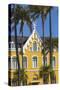 Curacao, Willemstad, Pietermaai, Dutch colonial building on Julianaplein-Jane Sweeney-Stretched Canvas