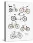 Curated Collections - Bicycles-Archie Stone-Stretched Canvas